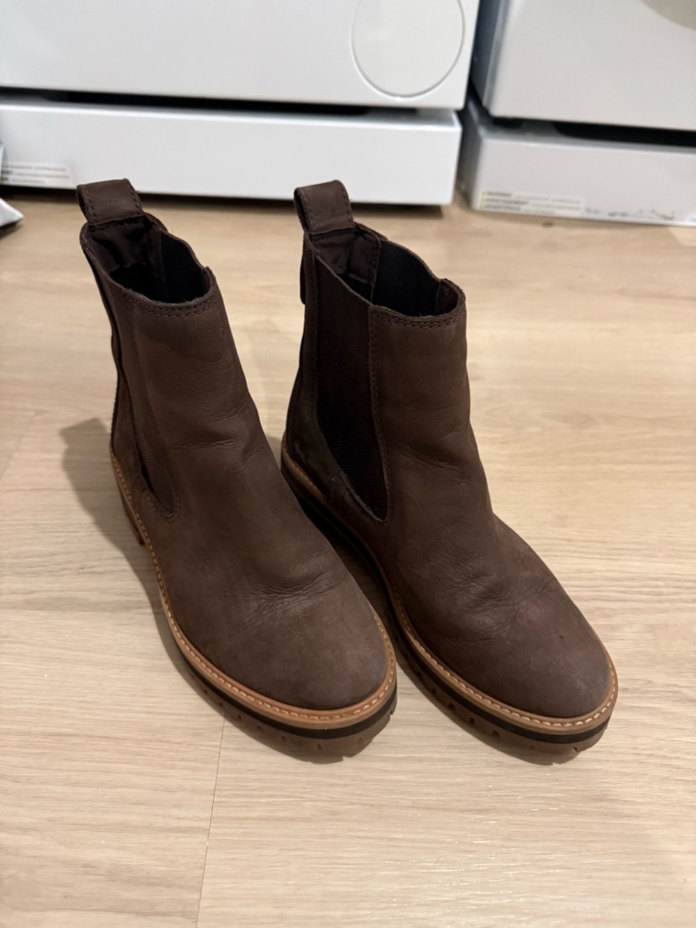 Timberland Dark Brown Suede Ankle Boots